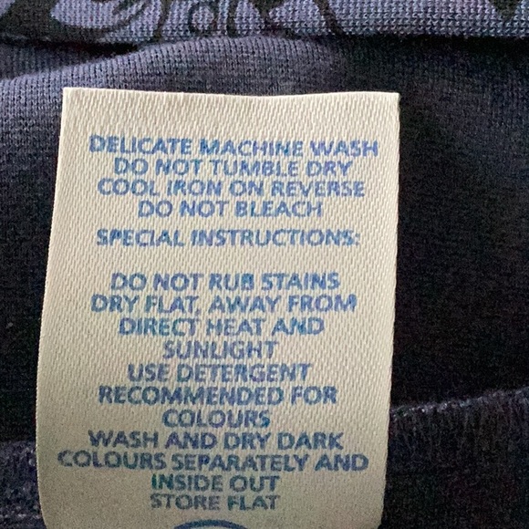 BODEN Blue With Black Design Dress - Picture 11 of 11